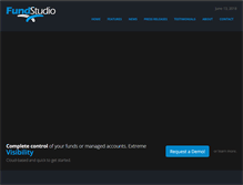 Tablet Screenshot of fund-studio.com